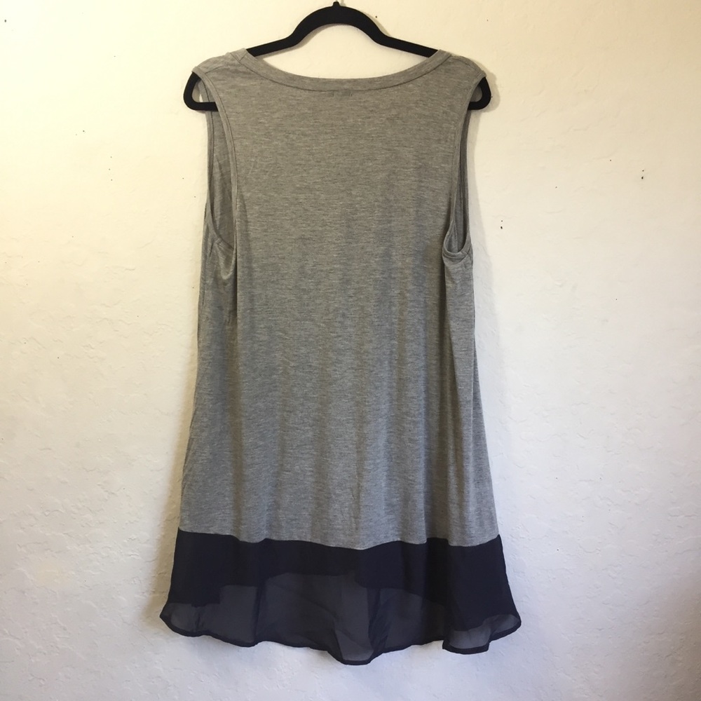 Electric Yoga Plus Tank With a Fling 2X 3X - Picture 4 of 8